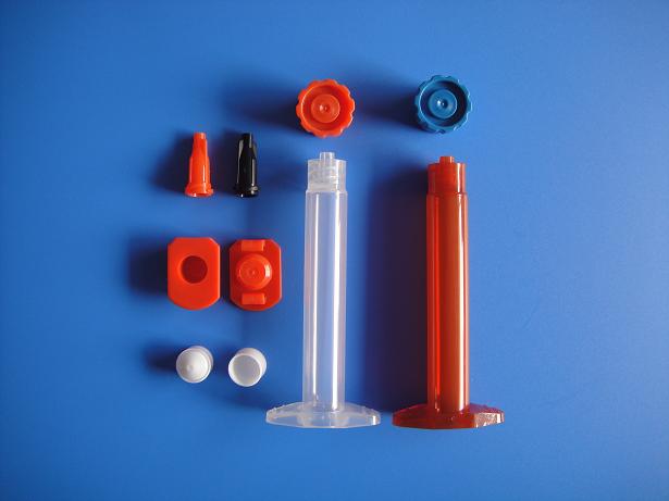 针筒堵头、活塞、后盖